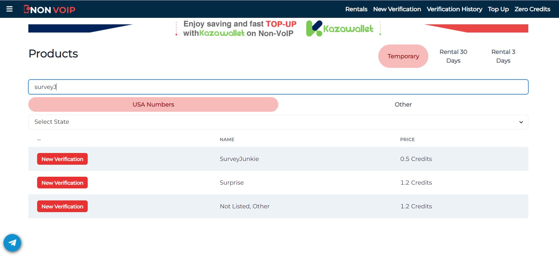 Activate Survey Junkie with Non-VoIP 